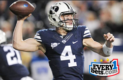NCAA Football Odds at BetAnySports -- BYU Needs New QB Up to Task Against Nevada
